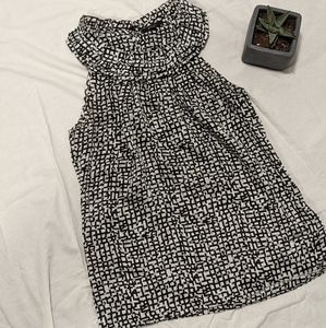 Sleeveless satin blouse